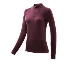 Спортивный топ Higher State Seamfree Long Sleeve Half Zip, бордовый