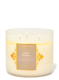 Свеча с 3 фитилями White Pumpkin, 14.5 oz / 411 g, Bath and Body Works