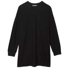 Ночная рубашка Victoria&apos;s Secret Glow Waffle Long-Sleeve, черный