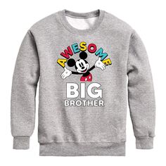 Флисовый свитшот с Микки Маусом Disney&apos;s для мальчиков 8–20 лет Big Brother Licensed Character