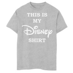 Футболка «This Is My Disney Shirt» с логотипом на груди для мальчиков 8–20 лет Disney