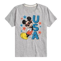 Солнцезащитные очки Disney Mickey Mouse для мальчиков 8–20 лет, футболка с рисунком, США Disney