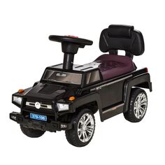 Aosom Ride on Sliding Car Toy SUV Style Детская коляска с слайдером для малышей от ног до пола с звуковым сигналом Музыка Рабочие фары Скрытое хранилище Система защиты от опрокидывания Красный Aosom, белый