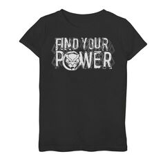 Фиолетовая футболка с надписью «Marvel Black Panther» для девочек 7–16 лет «Найди свою силу» Licensed Character