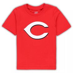 Красная футболка с логотипом Cincinnati Reds Team Crew для малышей Outerstuff