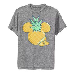 Футболка с логотипом Disney&apos;s «Микки Маус и друзья» для мальчиков 8–20 лет и изображением Микки Ананаса Disney