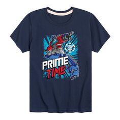 Футболка с рисунком «Трансформеры» Prime Time для мальчиков 8–20 лет Licensed Character, синий