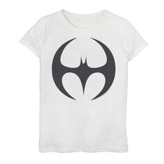 Узкая футболка с рисунком Бэтмена на груди и логотипом DC Comics для девочек 7–16 лет DC Comics