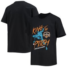 Черная футболка с логотипом Youth Fanatics Houston Dynamo FC King of the Pitch Fanatics