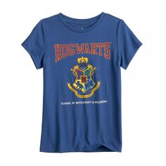 Футболка с логотипом Хогвартса для девочек 7–16 лет «Гарри Поттер» Harry Potter