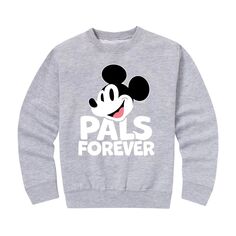 Флисовый свитшот Disney&apos;s Mickey Mouse для мальчиков 8–20 лет Pals Forever Mickey Mouse Licensed Character
