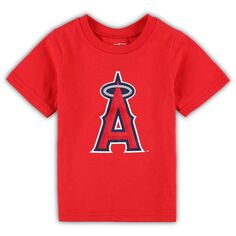 Красная футболка с основным логотипом команды Los Angeles Angels Team Crew для малышей Outerstuff
