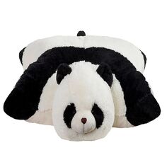 Подушка Pets Jumboz Panda Очень большая складная плюшевая подушка Pillow Pets