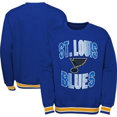 Толстовка с капюшоном Youth Blue St. Louis Blues Classic Blueliner Outerstuff