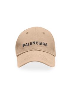 Кепка с логотипом Balenciaga, бежевый