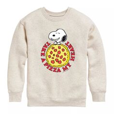 Флисовый свитшот Peanuts Pizza My Heart для мальчиков 8–20 лет Licensed Character