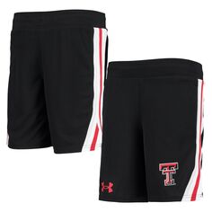 Черные сетчатые шорты Youth Under Armour Texas Tech Red Raiders Game Day Under Armour