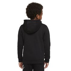 Флисовый пуловер с капюшоном Nike для мальчиков 4–7 лет Nike, черный