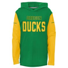 Молодежная худи Green Oregon Ducks Heritage с длинными рукавами Outerstuff