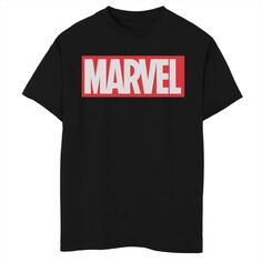 Классическая футболка с ярким логотипом Marvel для мальчиков 8–20 лет Licensed Character