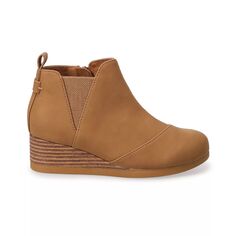 Ботильоны на танкетке для девочек TOMS Kelsey TOMS, черный