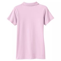 Женская рубашка-поло интерлок с короткими рукавами для девочек 4–7 лет Lands&apos; End, красный