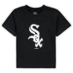 Черная футболка с логотипом команды Chicago White Sox для младенцев Outerstuff