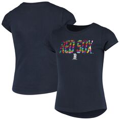 Молодежная футболка New Era для девочек Boston Red Sox с пайетками New Era