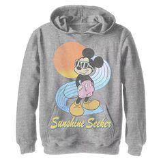 Пуловер с капюшоном и рисунком «Микки Маус и друзья» для мальчиков 8–20 лет Disney&apos;s Mickey Mouse Sunshine Seeker Disney