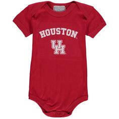 Красное боди Infant Houston Cougars Arch &amp; Logo Unbranded