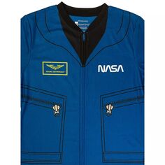 Сплошная пижама НАСА на молнии для мальчиков 4–12 лет Licensed Character