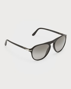 Мужские солнцезащитные очки-авиаторы Keyhole-Bridge Persol
