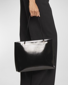 Кожаная большая сумка для покупок Suzanne Saint Laurent