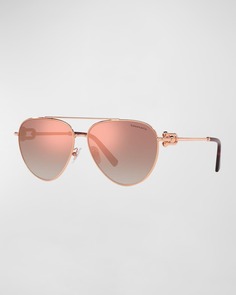 Солнцезащитные очки-авиаторы Gauge Link Gradient Tiffany &amp; Co