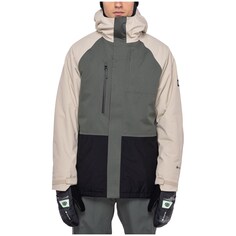 Куртка 686 MusclePharm утепленная, серый / бежевый / черный