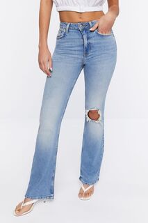 Расклешенные джинсы с содержанием конопли 10% Forever 21, деним