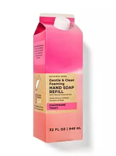 Сменный блок пенящегося мыла для рук Gentle &amp; Clean Champagne Toast, 32 fl oz / 946 ml, Bath and Body Works