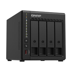 Сетевое хранилище QNAP TS-466C, 4 отсека, 8 ГБ, 1 диск на 8Тб, черный