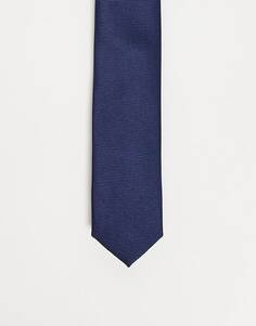 Темно-синий галстук скинни ASOS DESIGN