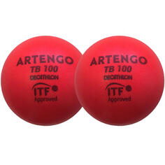 Теннисные мячи TB100 Foam 2-Pack 9 cm Red ARTENGO