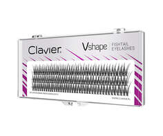 Clavier Vshape Fishtail Eyelashes 10 мм пучки ресниц