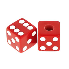 Ручки AllParts Red Dice - 2 шт. - универсальные для гитары и баса