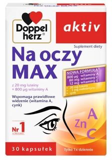 Doppelherz Aktiv Na Oczy Max подготовка глаз, 30 шт.