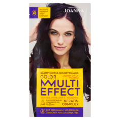 Joanna Multi Effect шампунь-краска для волос 08 сочный баклажан, 1 упаковка