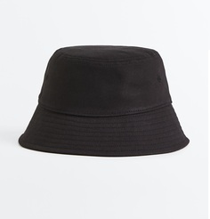 Панама H&amp;M Cotton Bucket Hat, черный H&M