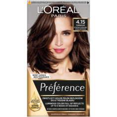 L&apos;Oréal Paris Récital Préférence краска для волос М1 4.15 темно-каштановый, 1 упаковка L'Oreal