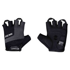 Короткие перчатки Force Sector Gel Short Gloves, черный