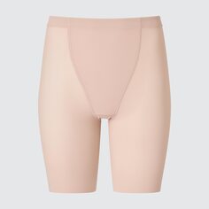 Полушорты AIRism Body Silhouette Shaper Uniqlo, бежевый