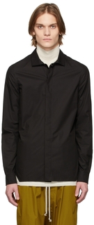 Черная офисная рубашка Rick Owens