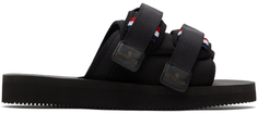 Черные сандалии Slideworks Moncler